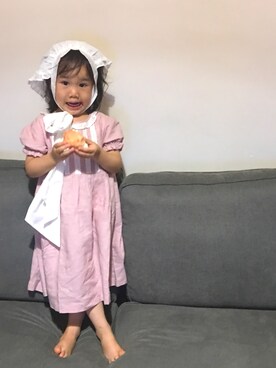 「アイテム（スカート）」を使った、Kikoさん（キッズ・92cm）の夏コーディネート