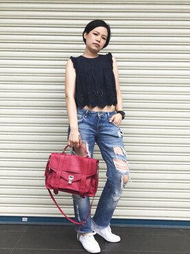 「PROENZA SCHOULER」｜SHENYINHSINさん（レディース・158cm）の春コーディネート