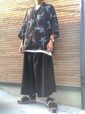 しろくろさん（メンズ・164cm）の夏コーディネート