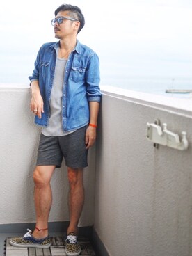 NOBさん（メンズ・170cm）の夏コーディネート