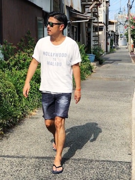 NOBさん（メンズ・170cm）の夏コーディネート