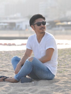 NOBさん（メンズ・170cm）の夏コーディネート