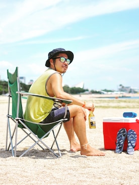 NOBさん（メンズ・170cm）の夏コーディネート