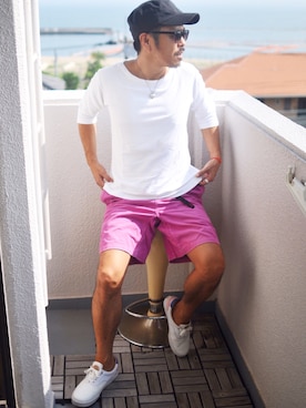 NOBさん（メンズ・170cm）の夏コーディネート