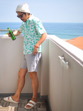 NOBさん(メンズ・170cm)の夏コーディネート