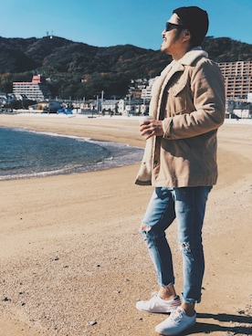 NOBさん（メンズ・170cm）の冬コーディネート