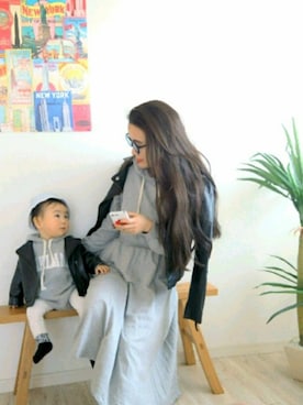 「Libby&Rose（リビーアンドローズ）のアイテム（ジャケット/アウター）」を使った、ﾍｿﾉｵBOYSさん（レディース・162cm）の春コーディネート