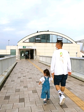 「STADIUM（スタジアム）のアイテム」を使った、ﾍｿﾉｵBOYSさん（レディース・162cm）の秋コーディネート