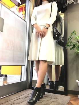 「christian dior」｜「アイテム（ブーツ）」を使った、WTIMESさん（レディース・165cm）の春コーディネート