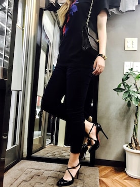 「4℃（ヨンドシー）のアイテム」を使った、WTIMESさん（レディース・165cm）の春コーディネート