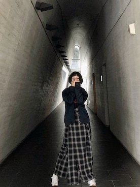 「WEEKDAY（ウィークデイ）のアイテム」を使った、MLIさん（レディース・161cm）の春コーディネート