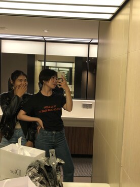 「WEEKDAY（ウィークデイ）のアイテム」を使った、MLIさん（レディース・161cm）の春コーディネート