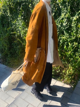 「soe（ソーイ）のアイテム（その他パンツ）」を使った、けんしんさん（メンズ・180cm）の冬コーディネート