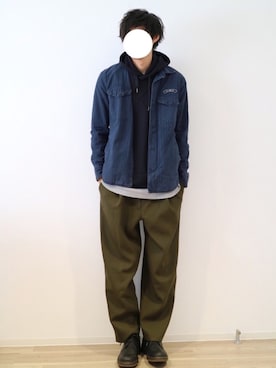 ワタルさん（メンズ・180cm）の冬コーディネート