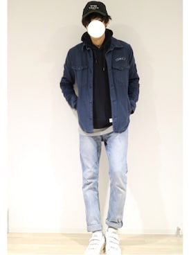 ワタルさん（メンズ・180cm）の冬コーディネート