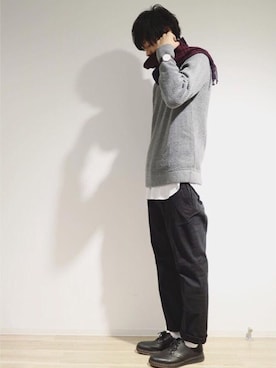 ワタルさん(メンズ・180cm)の冬コーディネート