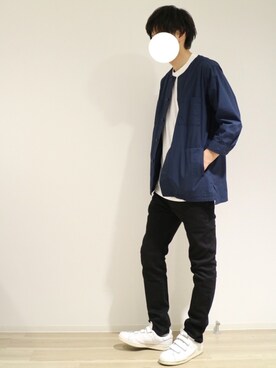 「SHIPS GENERAL SUPPLY（シップスジェネラルサプライ）のアイテム」を使った、ワタルさん（メンズ・180cm）の春コーディネート