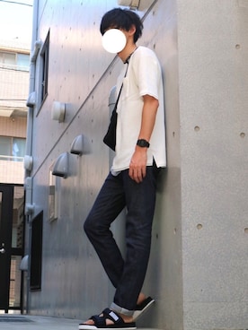 ワタルさん（メンズ・180cm）の夏コーディネート