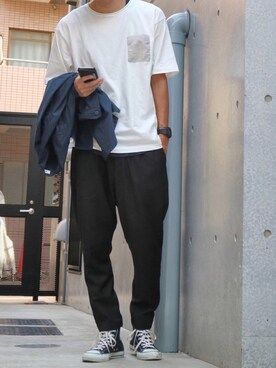 ワタルさん（メンズ・180cm）の秋コーディネート