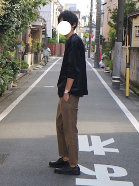 ワタルさん（メンズ・180cm）の秋コーディネート