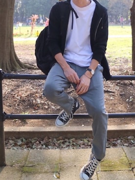 ワタルさん（メンズ・180cm）の秋コーディネート