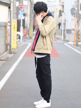 ワタルさん（メンズ・180cm）の春コーディネート