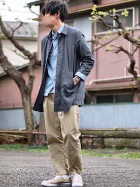 ワタルさん(メンズ・180cm)の春コーディネート