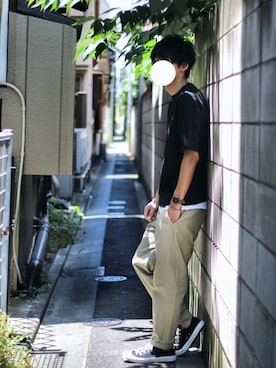 ワタルさん（メンズ・180cm）の夏コーディネート