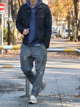 ワタルさん(メンズ・180cm)の冬コーディネート