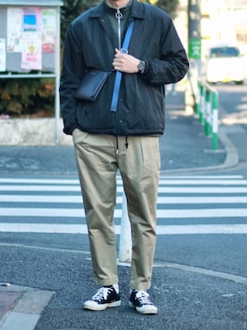 ワタルさん(メンズ・180cm)の冬コーディネート