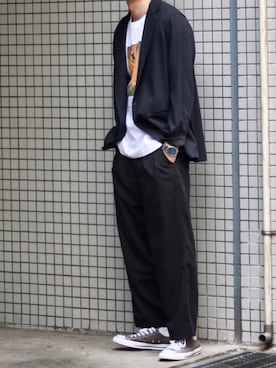 ワタルさん（メンズ・180cm）の夏コーディネート