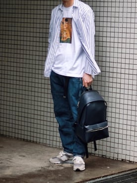 ワタルさん（メンズ・180cm）の夏コーディネート