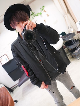 「アイテム（MA-1）」を使った、yutoさん（メンズ・172cm・20代）の春コーディネート