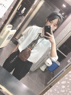 「アイテム（フォーマルスーツ/小物）」を使った、RIIIIさん（レディース・155cm・20代）の夏コーディネート