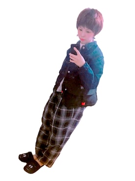 「BEAMS BOY（ビームスボーイ）のアイテム（デニムジャケット）」を使った、O Nさん（レディース・152cm）の春コーディネート