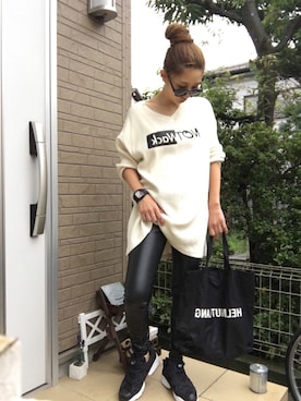 「Keith Haring（キース・ヘリング）のアイテム（腕時計）」を使った、keiさん（レディース・160cm）の秋コーディネート