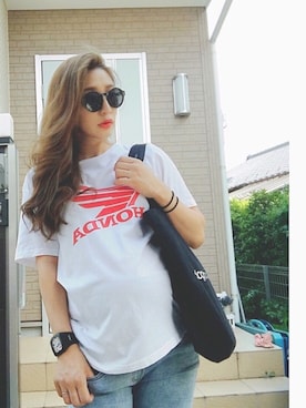 「maternity（マタニティ）のアイテム」を使った、keiさん（レディース・160cm）の夏コーディネート