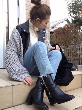 keiさん（レディース・160cm）の冬コーディネート