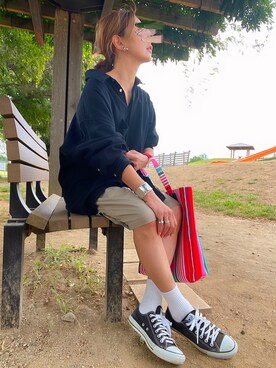 「UU（ユニクロ　アンダーカバー）のアイテム（トップス）」を使った、keiさん（レディース・160cm）の秋コーディネート