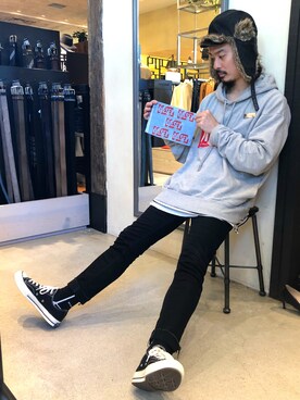 「diesel denim」｜92さん（メンズ・174cm）の冬コーディネート