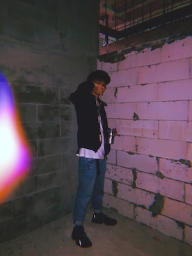 「pattern」｜「アイテム（ダウンジャケット/コート）」を使った、Peterson. Pさん（メンズ・180cm）の秋コーディネート