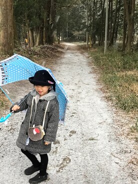 「アイテム（その他シューズ）」を使った、リアーナさん（キッズ・110cm）の冬コーディネート