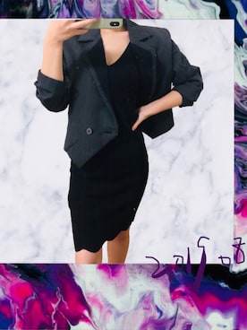 「URBAN RESEARCH（アーバンリサーチ）のアイテム（ジャンパースカート）」を使った、Hi-Shiyoさん（レディース・159cm）の秋コーディネート