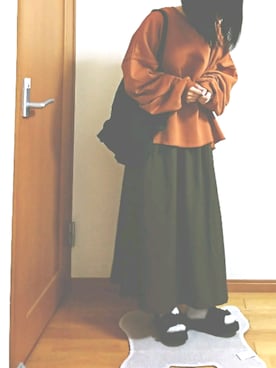 ばな奈さん（レディース・157cm）の秋コーディネート