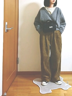 ばな奈さん(レディース・157cm)の冬コーディネート