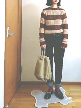 ばな奈さん（レディース・157cm）の冬コーディネート