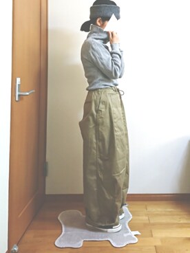 ばな奈さん（レディース・157cm）の冬コーディネート