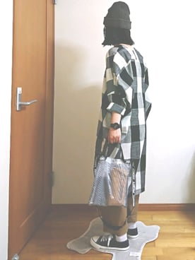 「иваси/イヴァシー（イヴァシー）のアイテム」を使った、ばな奈さん（レディース・157cm）の春コーディネート