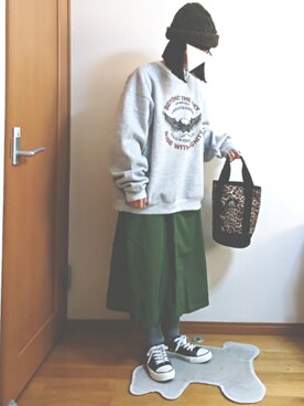 ばな奈さん（レディース・157cm）の冬コーディネート