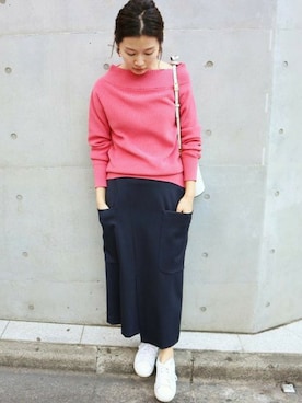 Suzyさん（レディース・159cm）の冬コーディネート